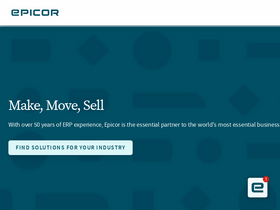 'epicor.com' screenshot