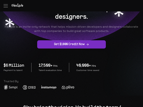 'flexiple.com' screenshot