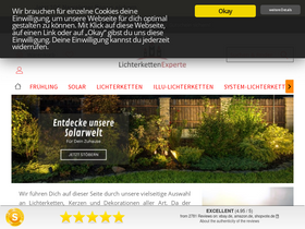 'lichterketten-experte.de' screenshot