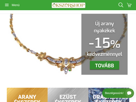 'ekszershop.hu' screenshot