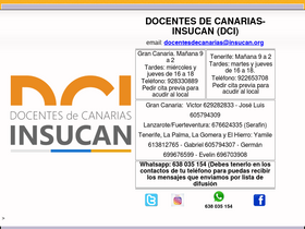 'docentesdecanarias.org' screenshot