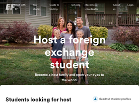 'efexchangeyear.org' screenshot