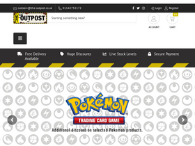 'the-outpost.co.uk' screenshot