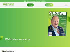 'zdrowiebezlekow.pl' screenshot