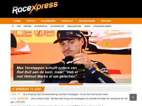 'racexpress.nl' screenshot