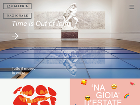 'lagallerianazionale.com' screenshot