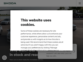'skoda.ie' screenshot