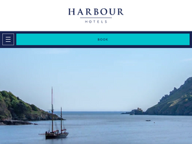 'harbourhotels.co.uk' screenshot