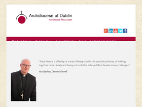 'dublindiocese.ie' screenshot