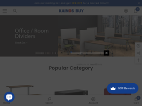 kainosbuy.com homepage screenshot