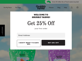 'grubblyfarms.com' screenshot