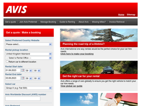 'avisworld.com' screenshot