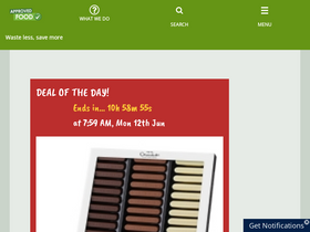 'approvedfood.co.uk' screenshot