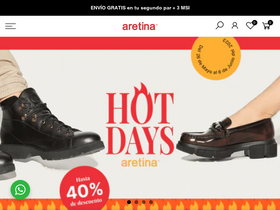 aretina.mx homepage screenshot