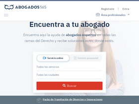 'abogados365.com' screenshot