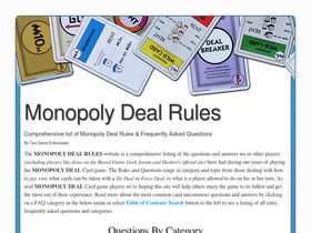 'monopolydealrules.com' screenshot