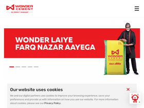 'wondercement.com' screenshot