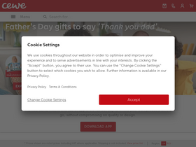 'cewe.co.uk' screenshot