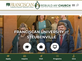 'franciscan.edu' screenshot
