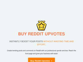 'upvote.shop' screenshot