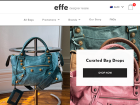 effe.com.au homepage screenshot