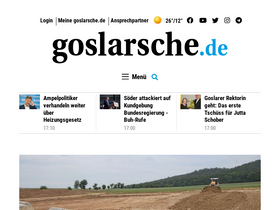 'goslarsche.de' screenshot