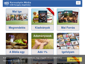 'maiige.hu' screenshot