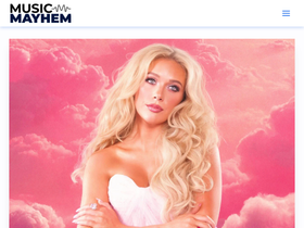 'musicmayhemmagazine.com' screenshot