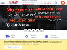 'sebastoautoradio.net' screenshot