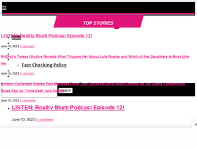 'realityblurb.com' screenshot