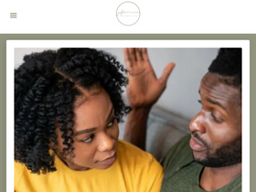 'justinemfulama.com' screenshot