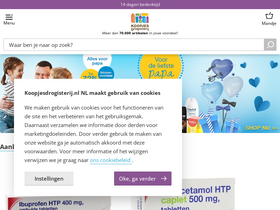 'koopjesdrogisterij.nl' screenshot
