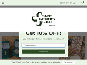'stpatricksguild.com' screenshot