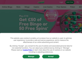 'doublebubblebingo.com' screenshot