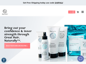 'hairlavie.com' screenshot