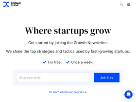 'demandcurve.com' screenshot