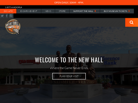 'hoophall.com' screenshot