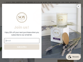 soydelicious.com homepage screenshot