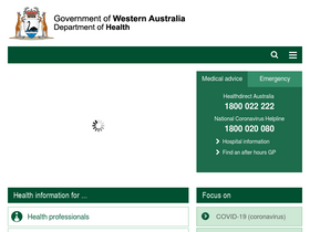 'nmhs.health.wa.gov.au' screenshot