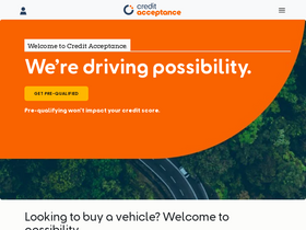 'creditacceptance.com' screenshot