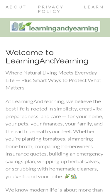 learningandyearning.com