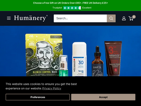 'humanery.com' screenshot