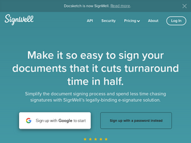 'signwell.com' screenshot