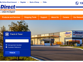 'directfreight.com.au' screenshot