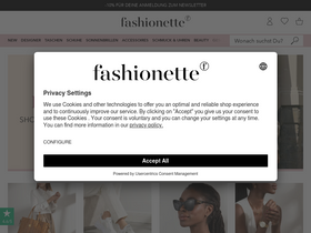 'fashionette.at' screenshot