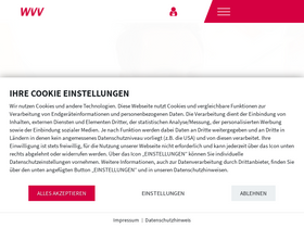 'wvv.de' screenshot