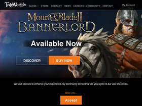 'taleworlds.com' screenshot