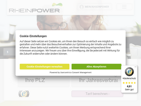 'rheinpower.de' screenshot