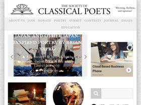 'classicalpoets.org' screenshot