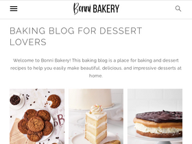 'bonnibakery.com' screenshot